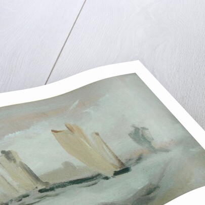 Yacht Racing on the Solent, previously attributed to J.M.W. Turner and also attributed to Peter de Wint, c.1827 by English School