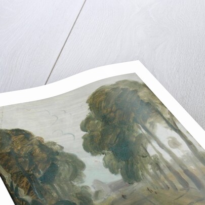 Avenue of Trees with Figures, previously attributed to J.M.W. Turner and also attributed to Peter de Wint, 1805-10 by English School