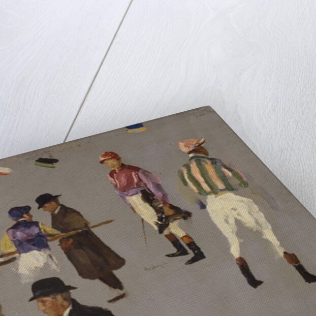 Jockeys and Owners at Epsom by John Lavery