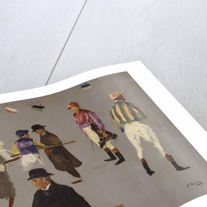 Jockeys and Owners at Epsom by John Lavery