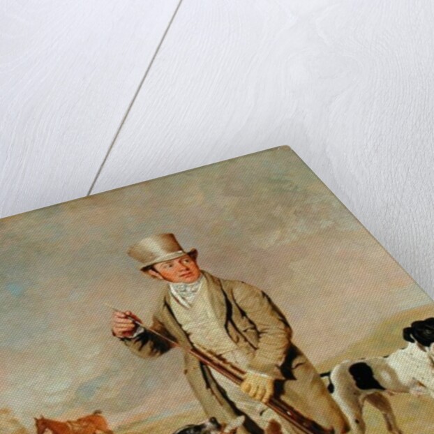 Richard Prince, with Damon, the late Colonel Mellish's Pointer by Benjamin Marshall