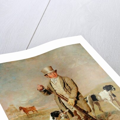 Richard Prince, with Damon, the late Colonel Mellish's Pointer by Benjamin Marshall