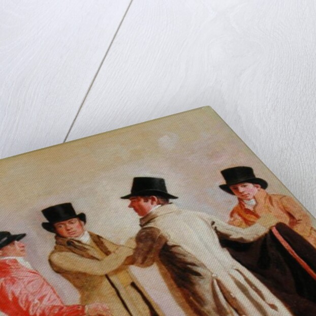 Frank Buckle, John Wastel, Robert Robson and a Stable Lad by Benjamin Marshall