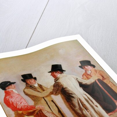 Frank Buckle, John Wastel, Robert Robson and a Stable Lad by Benjamin Marshall