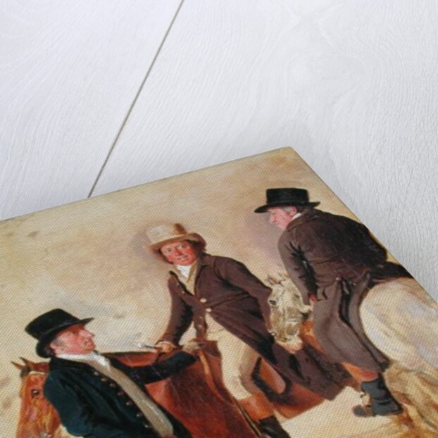 Three Worthies of the Turf at Newmarket, c.1804: John Hilton, Judge of the canvas) by Benjamin Marshall