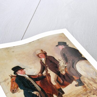 Three Worthies of the Turf at Newmarket, c.1804: John Hilton, Judge of the canvas) by Benjamin Marshall