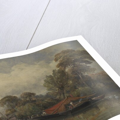 Opposite my House at Barnes, 1862 by Edward William Cooke