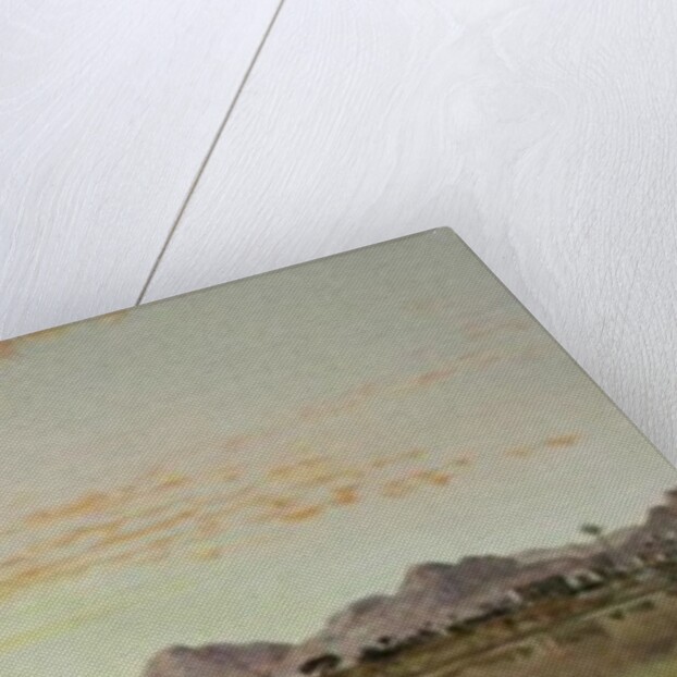 Pylons at Karnak, the Theban Mountains in the Distance by Edward William Cooke