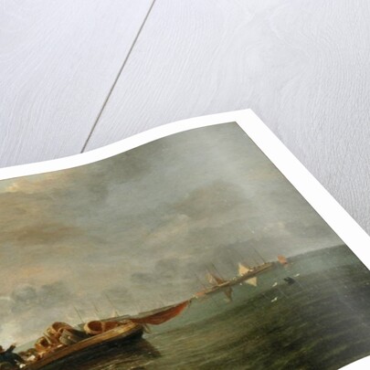 A Barge with a Wounded Soldier by John Crome