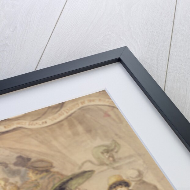 Entrance to Pidcock's Exhibition Tent at a Fair by Henry William Bunbury