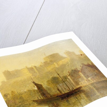 Windsor Castle from the Thames by William Daniell