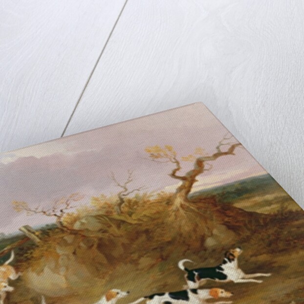 Beagles in Full Cry, 1845 by John Dalby