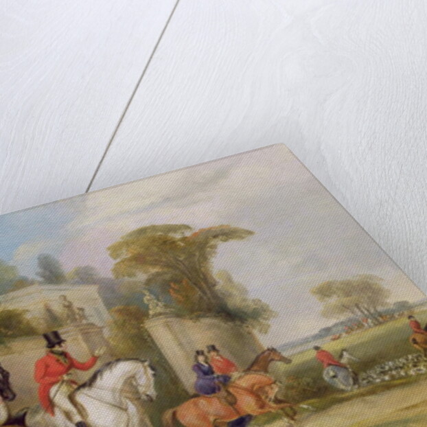 Bachelor's Hall, The Meet, 1835 by Francis Calcraft Turner