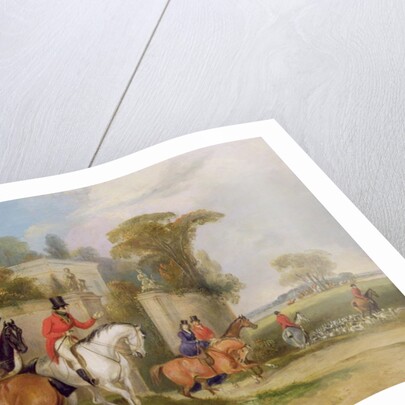 Bachelor's Hall, The Meet, 1835 by Francis Calcraft Turner