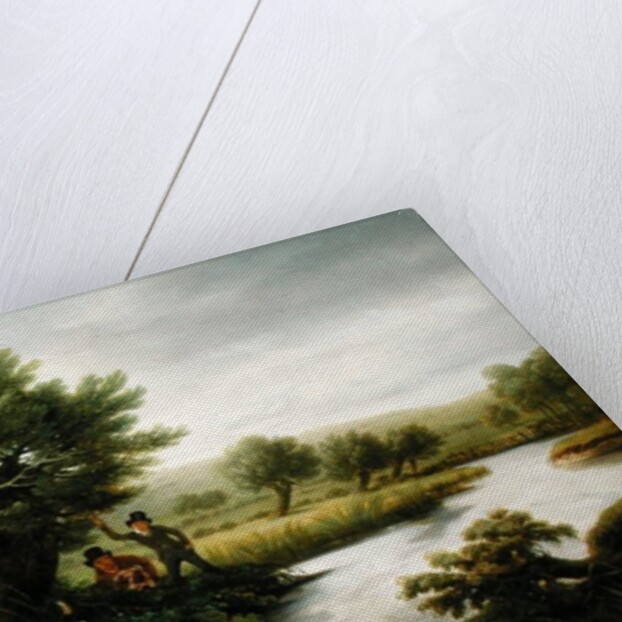 Spearing the Otter, 1805 by Philip Reinagle