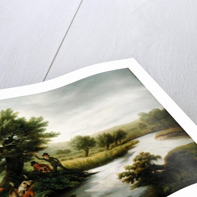 Spearing the Otter, 1805 by Philip Reinagle