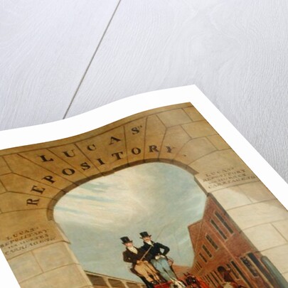 Schooling a Pair in a Brake at Lucas's Yard, Clerkenwell by James Pollard