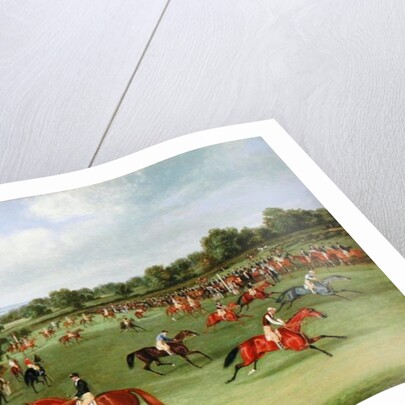 Epsom Races: Preparing to Start by James Pollard