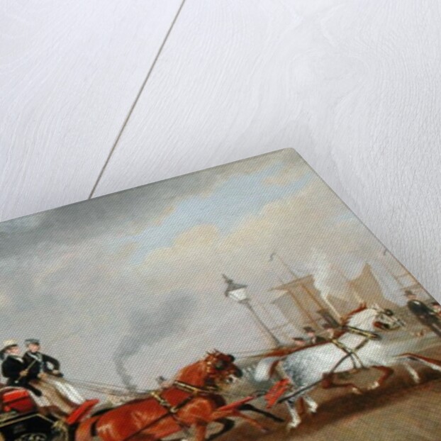 The Last of the Mail Coaches: The Edinburgh-London Royal Mail at Newcastle-upon-Tyne, 5th July 1847, 1848 by James Pollard