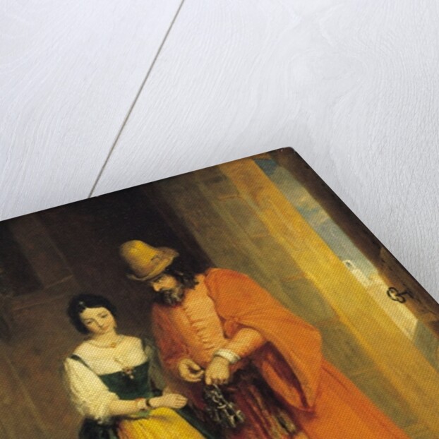 Shylock and Jessica from 'The Merchant of Venice', Act II, Scene ii, 1830 by Gilbert Stuart Newton