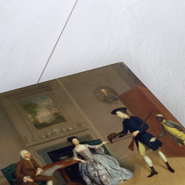 John Orde, with his wife Anne, and his eldest Son, William, of Morpeth, Northumberland, c.1754-56 by Arthur Devis