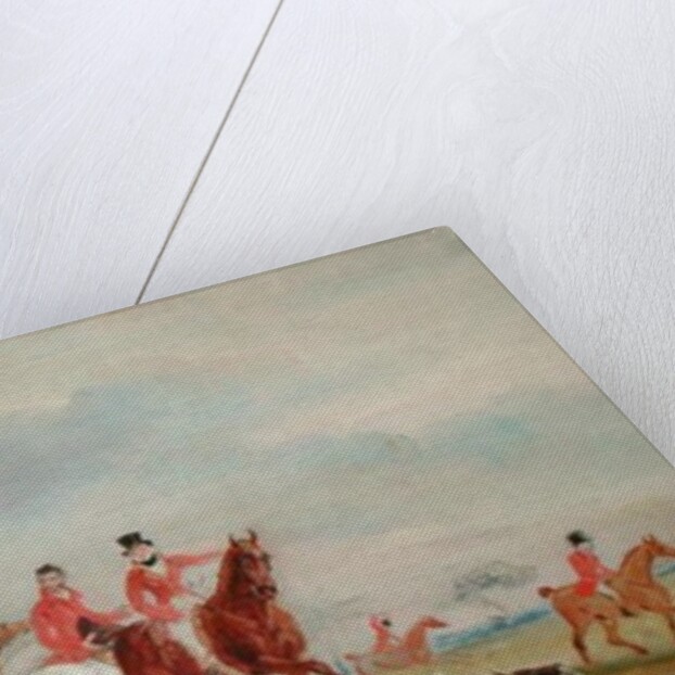 The Quorn Hunt: The Artist and his Friends Moving Off by John E. Ferneley