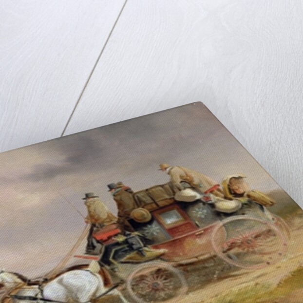 Mail Coaches on the Road: The Louth-London Royal Mail Progressing at Speed by Charles Cooper Henderson