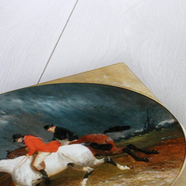 The Return from the Hunt in the Rain by John Frederick Herring Jnr