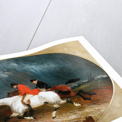 The Return from the Hunt in the Rain by John Frederick Herring Jnr