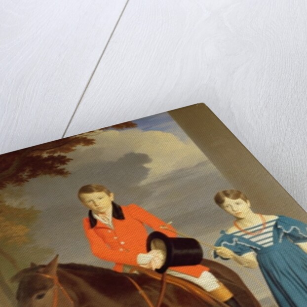 John Gubbins Newton and his Sister Mary, 1832-33 by Robert Burnard