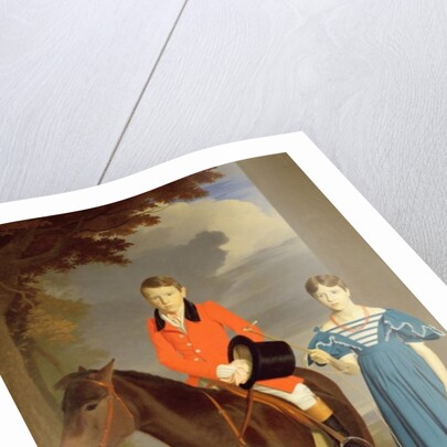 John Gubbins Newton and his Sister Mary, 1832-33 by Robert Burnard