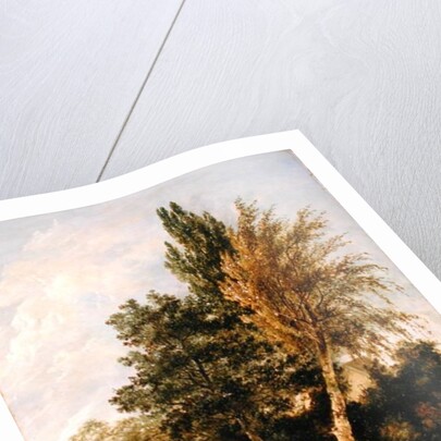 A River Scene with Boys Bathing, c.1817 by John Crome