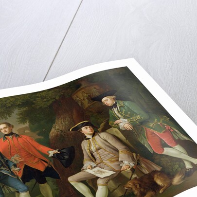 James Grant of Grant, John Mytton, the Honorable Thomas Robinson and Thomas Wynne, c.1760 by Nathaniel Dance