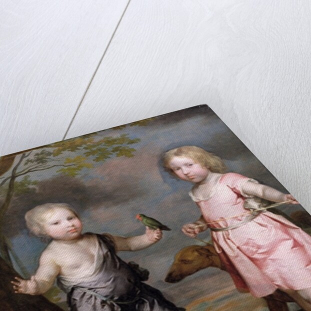 Lord John Hay and Charles, Master of Yester c.1670 by Gerard Soest