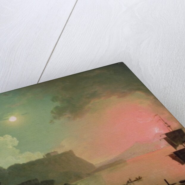 Vesuvius from Posillipo, c.1788 by Joseph Wright of Derby