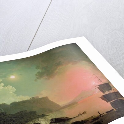 Vesuvius from Posillipo, c.1788 by Joseph Wright of Derby