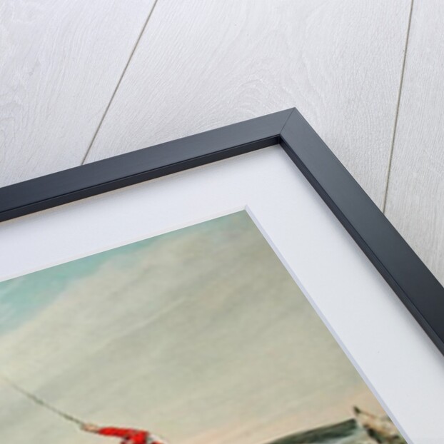 Steeplechasing: Three Riders Taking a Brook by Henry Thomas Alken