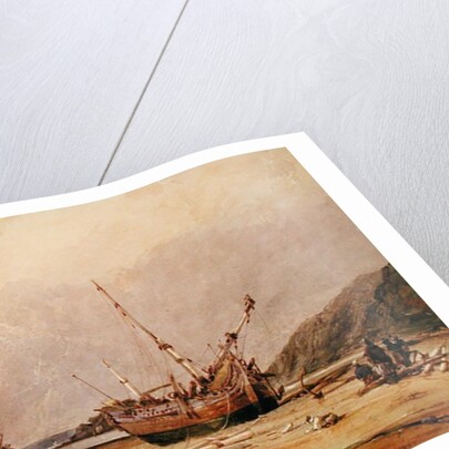 Calais Sands, 1831 by Francois Louis Thomas Francia