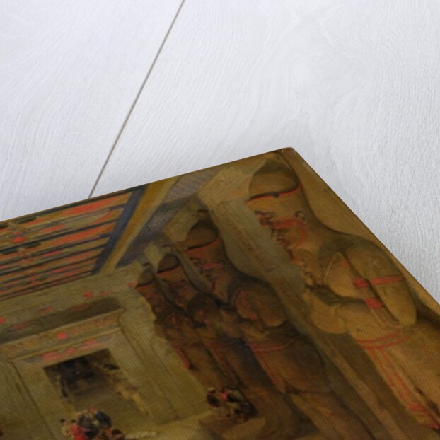 The Hypostyle Hall of the Great Temple at Abu Simbel, Egypt, 1849 by David Roberts