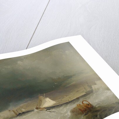 Port on a Stormy Day, 1835 by George the Elder Chambers