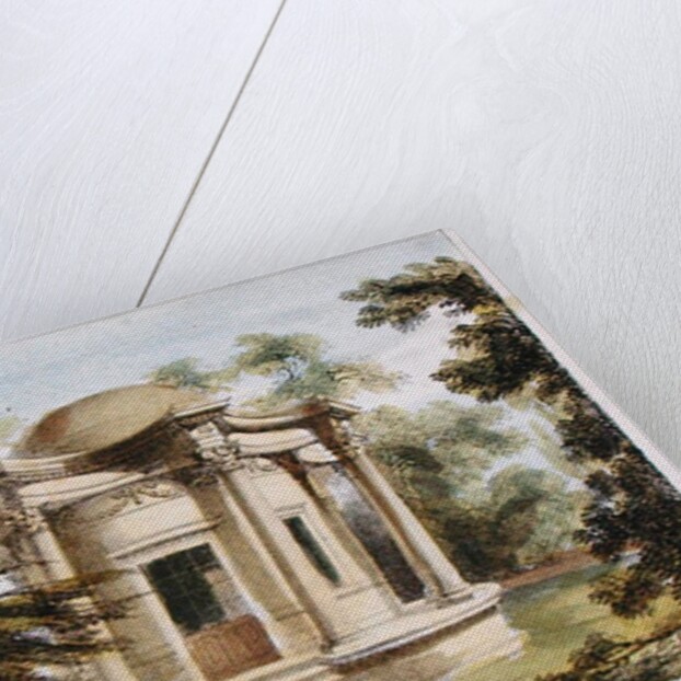 Temple of Victory, Kew Gardens, plate 19 from 'Kew Gardens: A Series of Twenty-Four Drawings on Stone' by George Ernest (after) Papendiek