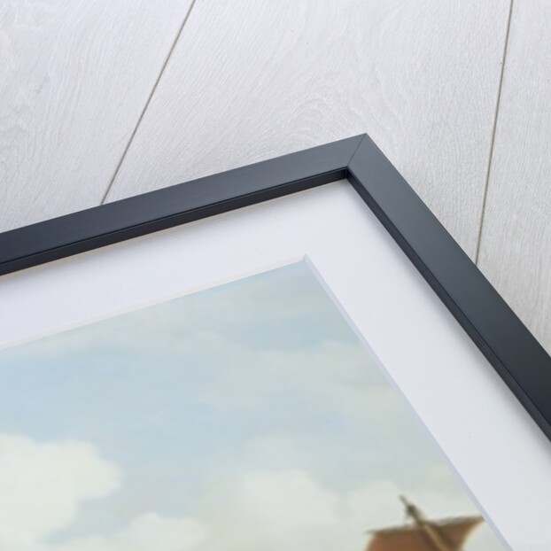 Westminster from Lambeth, with the ceremonial barge of the Ironmongers' Company, c.1745 by Samuel Scott