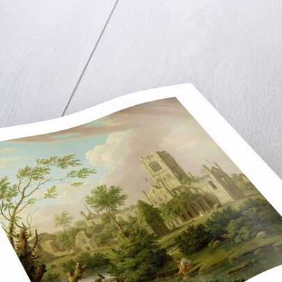 Kirkstall Abbey, Yorkshire, 1747 by George Lambert