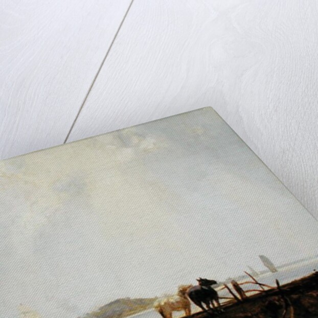 Landscape near Quilleboeuf, France, c.1824-25 by Richard Parkes Bonington