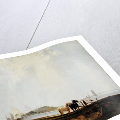 Landscape near Quilleboeuf, France, c.1824-25 by Richard Parkes Bonington