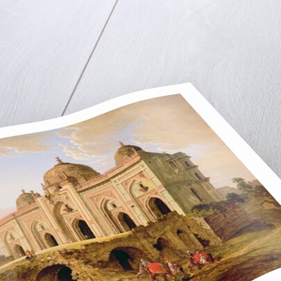 The Qal' A-l-Kuhna Masjid, Purana Qila, Delhi, c.1823 by Robert Smith