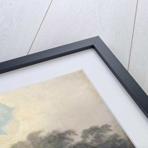 View in Southern India, with a Warrior Outside his Hut, c.1815 by George Chinnery