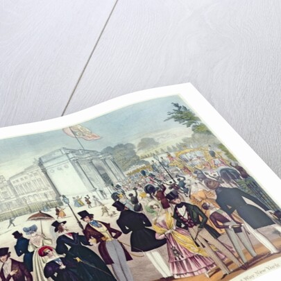 The Queen's Return from the House of Lords, 1839 by English School