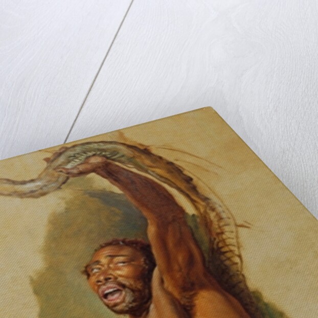 Man Struggling with a Boa Constrictor, Study for 'Liboya Serpent Seizing its Prey', c.1803 by James Ward