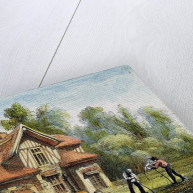 Queen's Cottage, Richmond Gardens by George Ernest (after) Papendiek